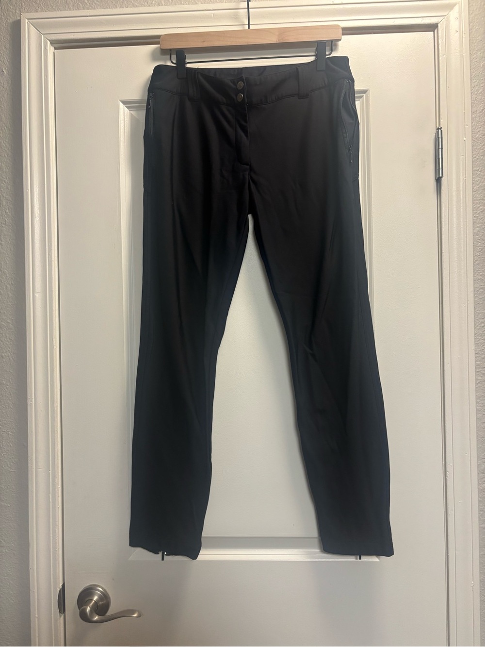 Anatomie Susan Skinny Ankle Womens Pant Black Size Medium